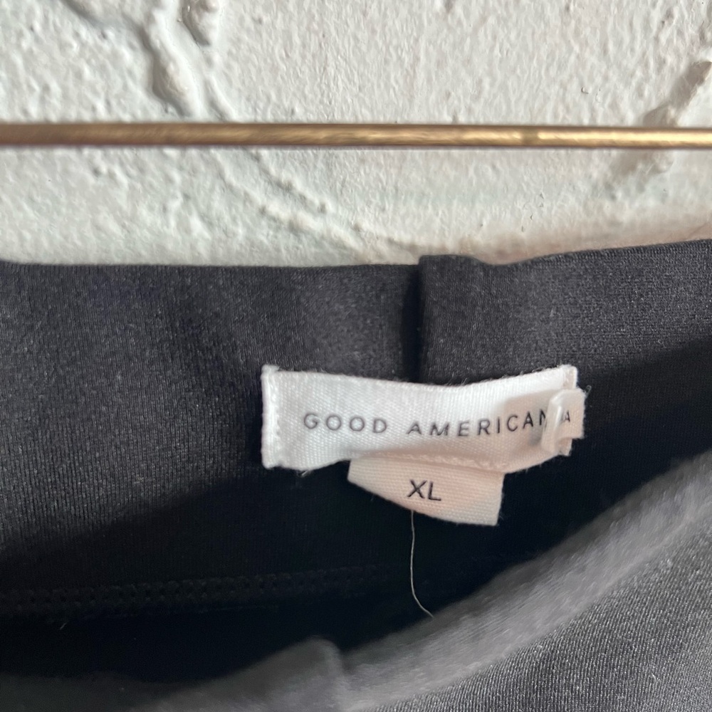 Good American Bottom Zip Pants - XL